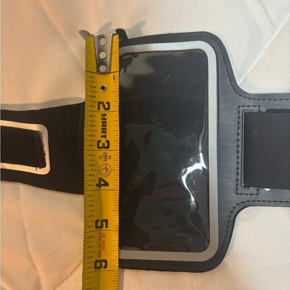 MaximalPower BLACK Jogging Workout Sports Armband Case Cover for Phone